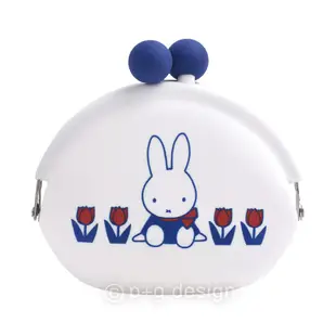 miffy 米飛兔65週年限定矽膠口金包 (p+g design/珠扣包/可水洗/零錢包/收納袋/代理商正版)