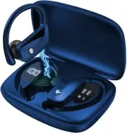 Bluetooth 5.0 True Wireless Earbuds With Mic Headphones Earhook Sport Waterproof