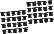 2sets Round Tube Bung Caps Furniture Leg Inserts Durable Plastic End Plugs for Chair and Table Feet Floor Protector Reduces Scratches and Noise 100pcs*2