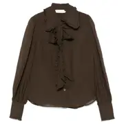 [ZIMMERMANN] Illuminate Georgette Bow Shirt