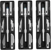 Beatifufu Strong Sharp Carving Pen Set by 3 Sets of Hobby Carving Tools Easy to Replace Carry