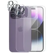 2X For iPhone 14 Pro Max Tempered Glass Back Screen Protector Lens Camera