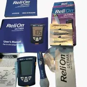 ReliOn Ultima Blood Glucose Monitoring System Lance Holder Log Book
