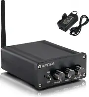 Aimpire Bluetooth 2 Channel Stereo Audio Amplifier Receiver Mini Hi-Fi AM30