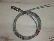 1/8" x 156" Garage Extension Spring Cables 8' Door Galvanized Steel Overhead 7x7