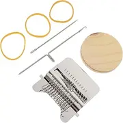 GLSTOY Weaving Tool 1 Set Wooden Knitting Machine Easy to Move Store for Weaving and Clothing Mending
