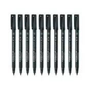 Staedtler 317 Lumocolor Permanent Marker 1.0mm Medium (Black) [Box 10]