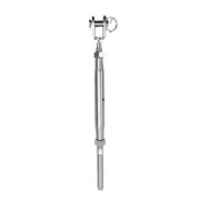 Stainless Steel T316 3/8" Cable Jaw And Swage Stud Turnbuckle 5/8" Thread