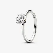 *BRAND NEW* Pandora Era 14K White Gold Lab-Grown Clear Diamond Ring 152893C01