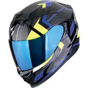 EXO-520 Evo Air Sensus Black Blue Yellow Full Face Helmet