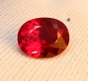 Natural Certified Pigeon Blood Red Ruby 13.10 Oval Unheated Loose Gemstone