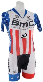 Pearl Izumi BMC Pro Cycling Team USA Champ Short Slv Mach 5 Speedsuit Men MEDIUM