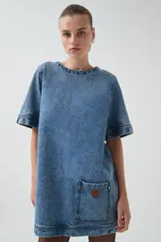 Blues Denim Tee Dress