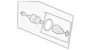 Genuine Honda Outer Joint Assembly 44014-S3V-A52