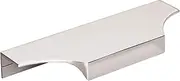 [Amerock] Cabinet Edge Pull | Polished Chrome | 4-9/16 inch (116 mm) Center to Center | Extent | 1 Pack | Drawer Pull | Drawer Handle | Cabinet Hardware