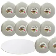 29cm Cake Boards Silver Round Board Cupcake Display Cardboard Base Card