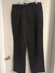 Nwt Dockers 10 Classic Fit Fiona Pants Dark Gray Retail $40 charcoal