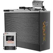 1* VoltX 12V 100Ah Lithium Battery LiFePO4 Slim 1* 12V 30A DC Charger Bluetooth