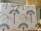 Adairs Kids Karina Jambrak Printed Pastel Fan Palm Sheet Set In Size King Single