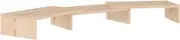 Monitor Stand 80x24x10.5 cm Solid Wood Pine - Sturdy TV Unit for Home Office & Living Room, Durable Pine Wood with Spacious Storage, Space-Saving Design for Desks & Entertainment Centers