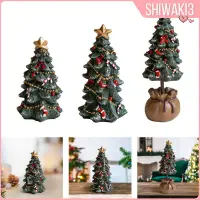 在飛比找蝦皮購物優惠-[Shiwaki3] 樹脂聖誕樹裝飾品聖誕樹人物餐桌裝飾工藝