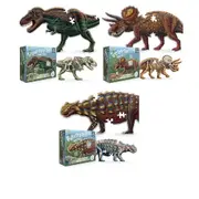 [Genius Games] Turn N Learn Puzzle - Triceratops