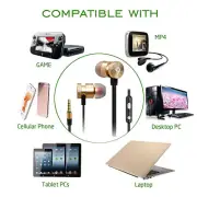 Noise Isolating Earphone Vol. Control and Mic. Headset For Lenovo Vibe K5
