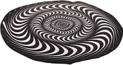 WOONEKY Illusion Carpet Rugs Bedroom Decor Soft Illusion Carpet Fluffy Rug Bedroom Room Non-Slip Back Non-Slip Floor Mat Floor Mat Home Supplies Crystal Velvet