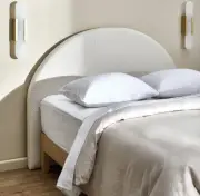 Temple & Webster Boucle bed head