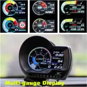 Digital OBD2 OBD II Boost Gauge/Multi-gauge/Temperature Monitor/Warning System (for: Ford)