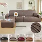 Waterproof Couch Cover Slipcover Stretch Polyester Sofa Protector 1/2/3/4 Seater