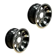 TDR 2pcs Front Rim for 21x7-10" Tyres - 10" Inch Rim for 200cc 250cc Quad Dirt Bike ATV Buggy