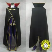 NEW! Code Geass Lelouch Zero Cosplay Costume Custom Made