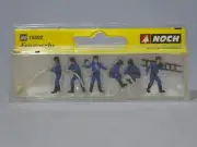 Noch OO HO Figures 15092 Fire Brigade Firefighter With Hose Axe Ladder Etc