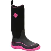 Muck Ladies Hale Black & Hot Pink Waterproof Boots HAW-404