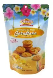 Diamond Bakery Hawaiian Cookies Cornflake with Macadamia Nuts 4.5 oz (127g)