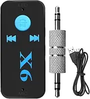 Wireless Car Radio Receiver,5.0 Wireless Audio Receiver for Home Stereo - Fast Auxiliary Adapter Automobile Calling Receiver for Phone