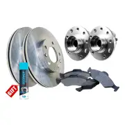 Front Wheel Bearing Hub Assembly + Brake Rotor Pad Kit for Holden Astra AH 2.2L