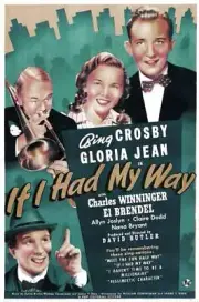 If I Had My Way poster Charles Winninger Gloria Jean Bing Crosby E- Old Photo