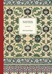 Vintage Arabesque Notebook: A5 Lined Journal Notebook | 120 Pages