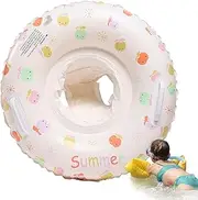 Baby Swimming Float - PVC Toddler Pool Floats | Inflatable Swimming Ring Pool Swim Inflatable Floats Ring | Safety Seat Handle, Waist Floatie Raft, Kids Swim Trainer for Children Toddler