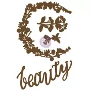 New Prima Marketing Laser Cut Chipboard - HOPEFUL BEAUTY