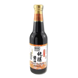 黑龍 純釀醬油 500ml (總重 :880g ) / 罐