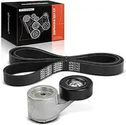 Serpentine Belt Kit Replacement for Ford F-250 F-350 F53 F Super Duty 1988-1995, 7.5L V8 Gas OHV