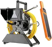 Sewer Inspection Camera with 512Hz Pipe Locator, 4.3 Inch 22mm Industrial Pipe Borescope with DVR Function & 16G TF Card, Industrial Borescope for Home Wall Pipe & Drain Pipe,30M