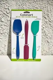 Cuisinart Mini Silicone Spatulas, Set of 3