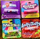 Mike & Ike Laffy Taffy Bubble Yum Air Heads Lip Balms Taste Beauty Ships FAST!