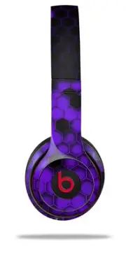 Skin Wrap for Beats Solo Wireless 2 3 4 HEX Purple SKIN ONLY