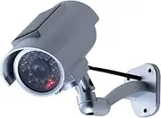 Asahi Denki Kasei ADC-301 Solar Rechargeable Security Dummy Camera, Silver, Width 2.6 x Depth 7.7 x Height 4.7 inches (6.5 x 19.5 x 12 cm)