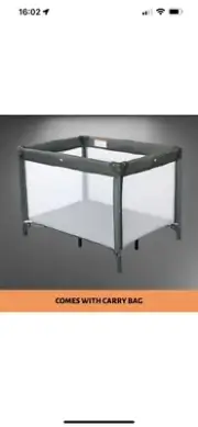 Portable Cot for Baby Holiday Foldable Travel Playpen Crib As New Condition
